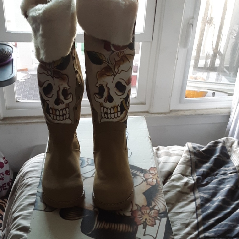 Ed Hardy Tall Boots